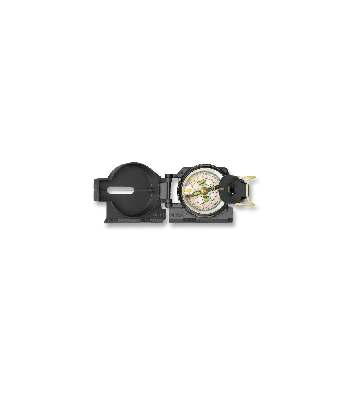 ΠΥΞΙΔΑ ALBAINOX, Oil filled military metal compass. Black, 33105