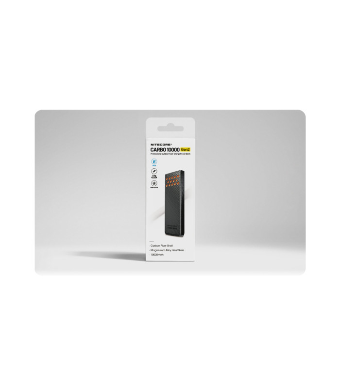 POWER BANK NITECORE CARBO 10000 GEN2, Blue