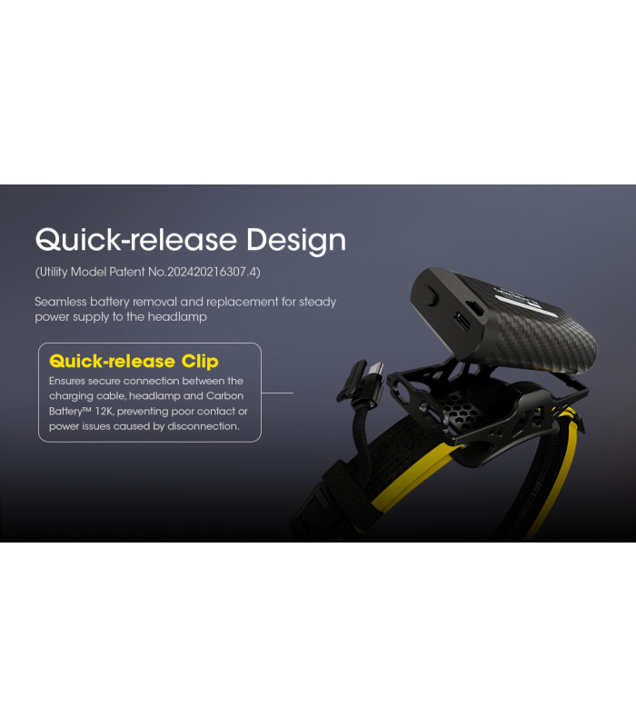 Carbon Battery™ 12K HeadLamp Runtime Kit