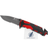 ΣΟΥΓΙΑΣ K25,Tactical pocket knife,Rubbered aluminium/red,9.4 cm , 19653