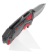 ΣΟΥΓΙΑΣ K25,Tactical pocket knife,Rubbered aluminium/red,9.4 cm , 19653
