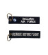 Μπρελόκ με κέντημα : Hellenic Air Force (Μαύρο)