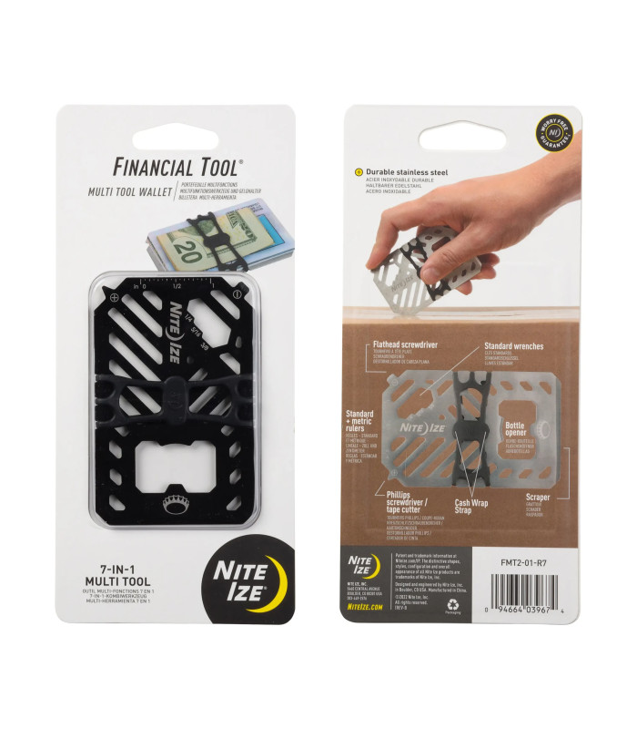 NITE IZE FINANCIAL TOOL MULTITOOL WALLET