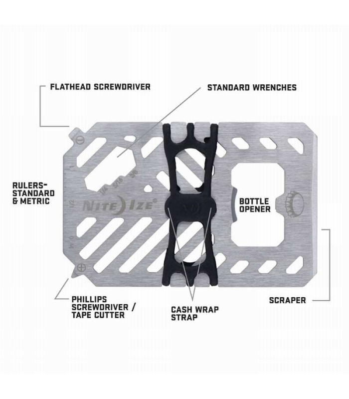 NITE IZE FINANCIAL TOOL MULTITOOL WALLET