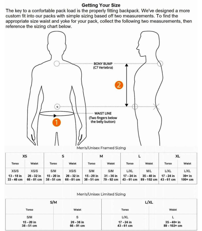 MYSTERY RANCH TERRAFRAME 3-ZIP 50 L