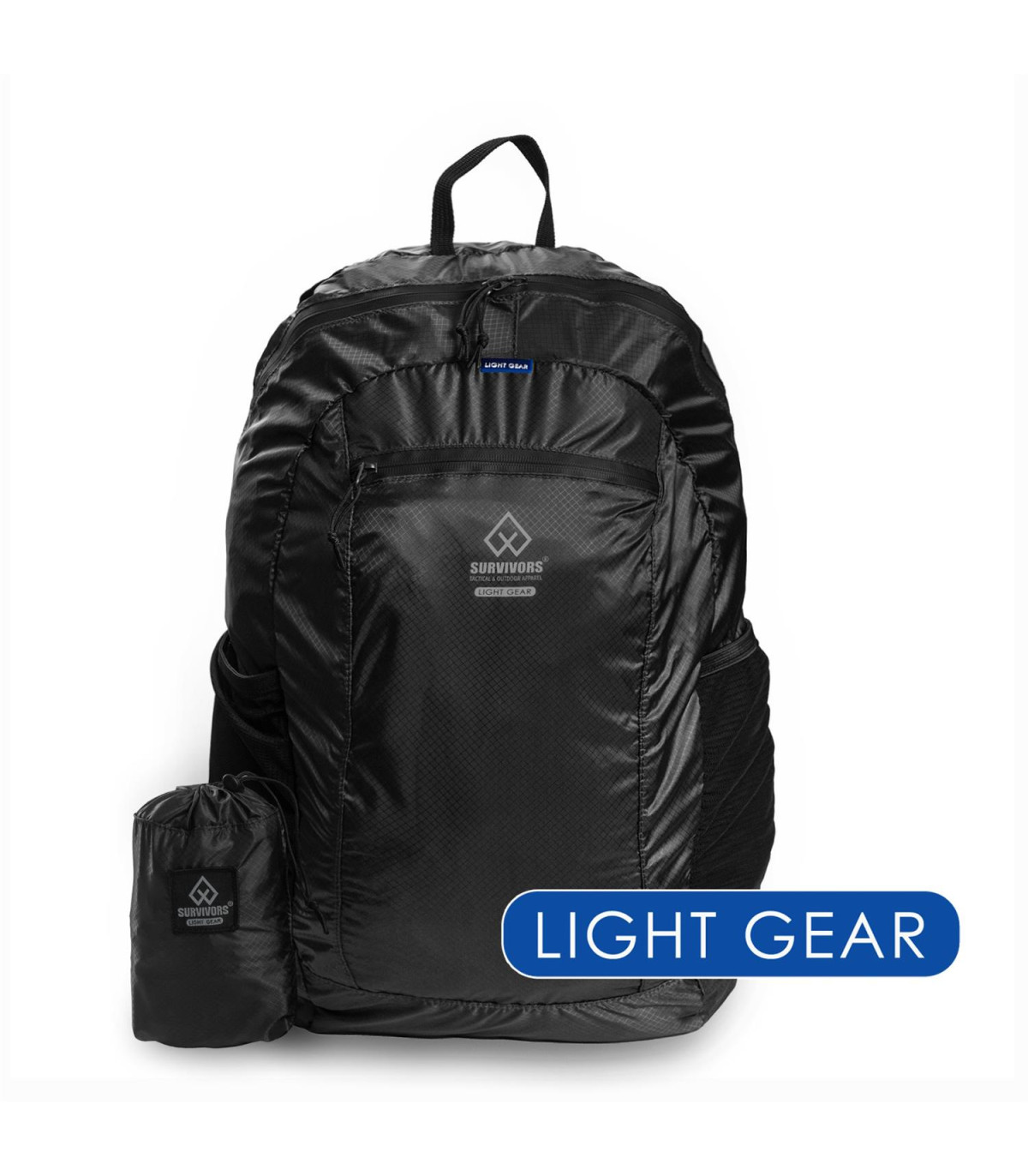 Σακίδιο Πλάτης Survivors Light Gear 25l Backpack Μαύρο | Sabotage Oddal