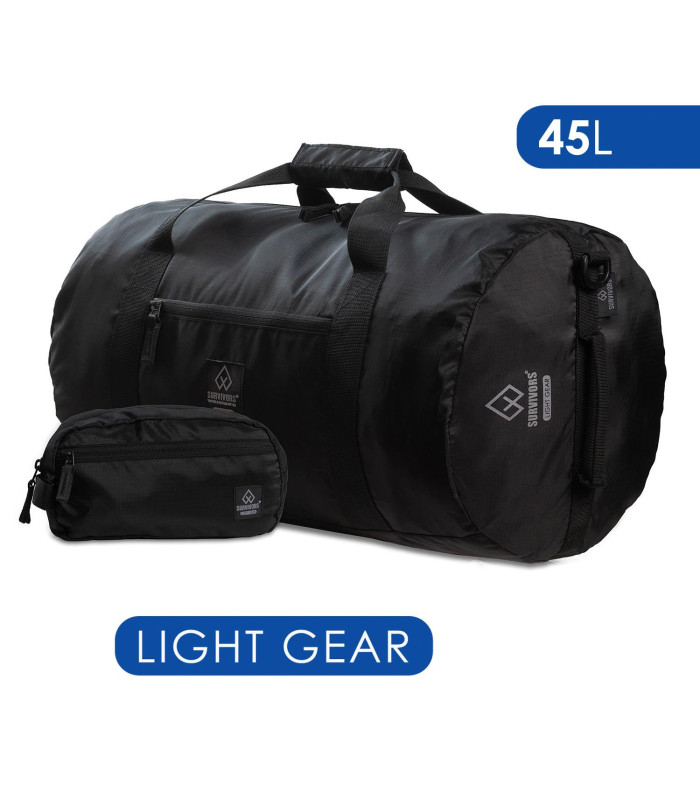 Σάκος Survivors Light Gear Bag 45l Σακ Βουαγιάζ Μαύρο | Sabotage Oddal