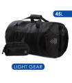 SURVIVORS LIGHT GEAR BAG 45L DUFFEL BAG BLACK