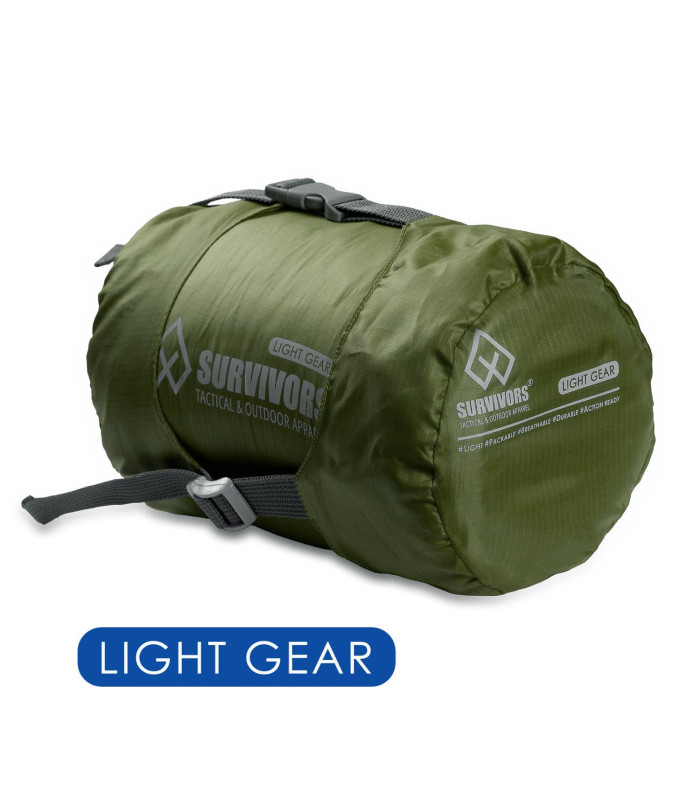 Υπνόσακος Survivors Light Gear Sleeping Bag Ελαφρύς Λαδί | Sabotage Oddal