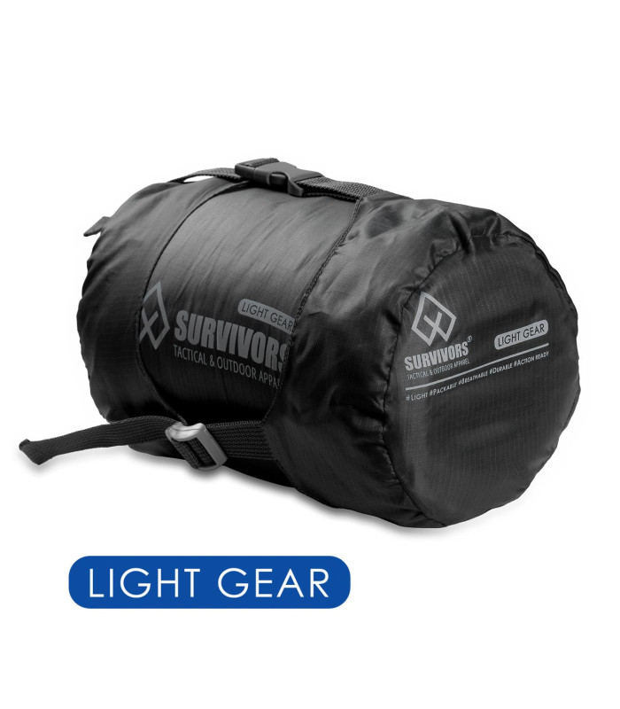 Υπνόσακος Survivors Light Gear Sleeping Bag Ελαφρύς Μαύρος | Sabotage Oddal