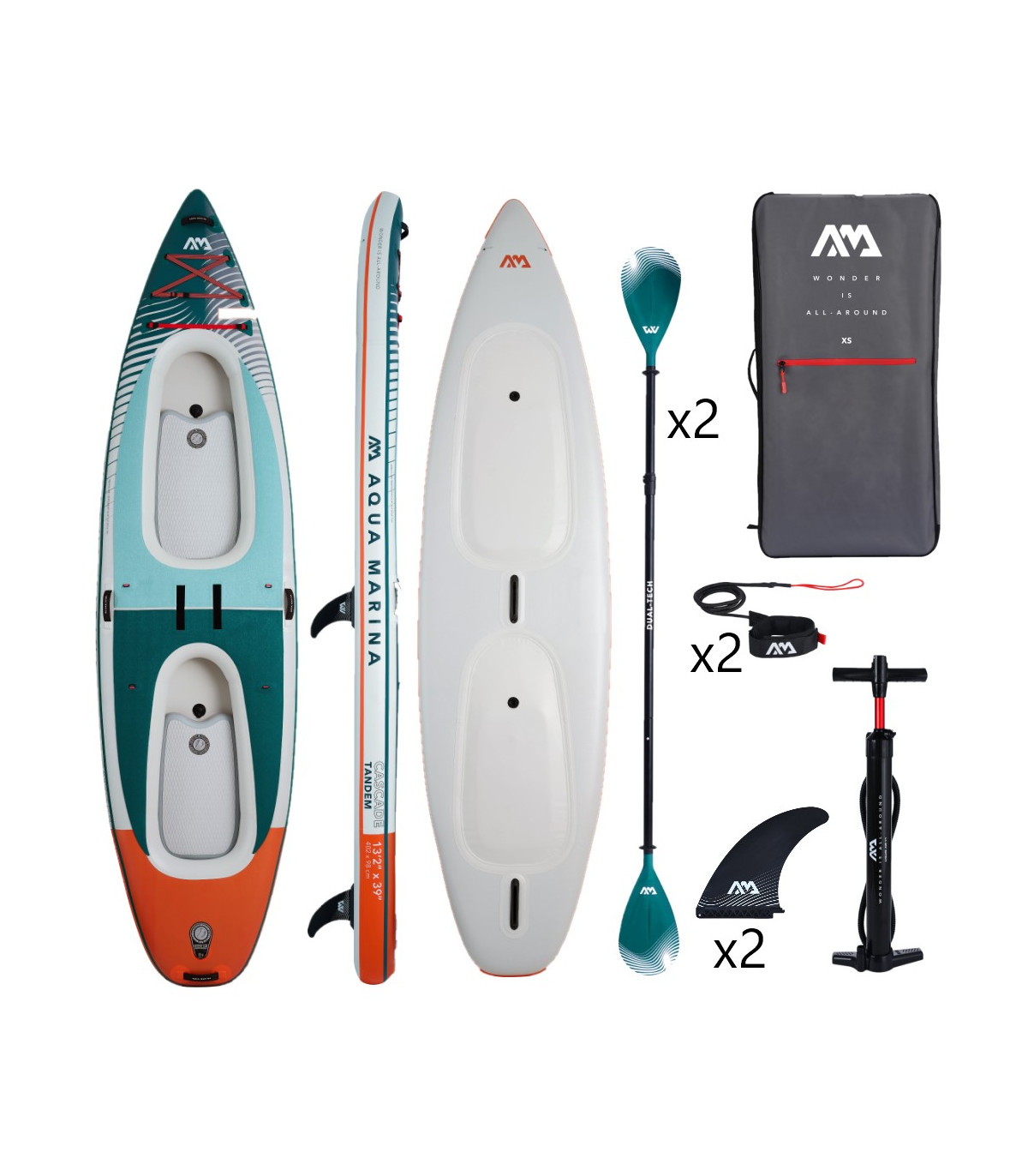 AM SUP-KAYAK CASCADE 402X98X20CM BT-24CATP