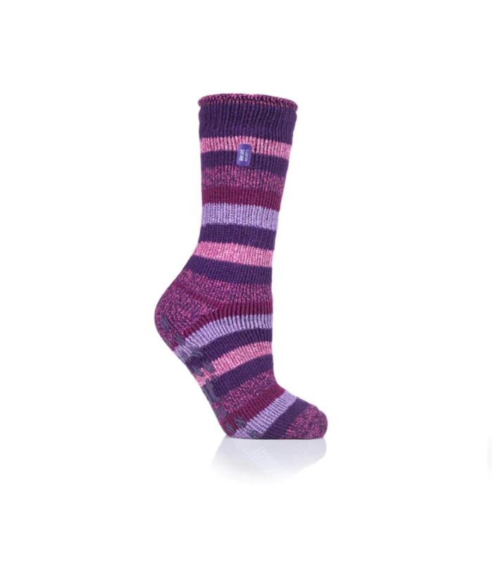 H.H LADIES SOCKS SLIPPER-PETUNIA