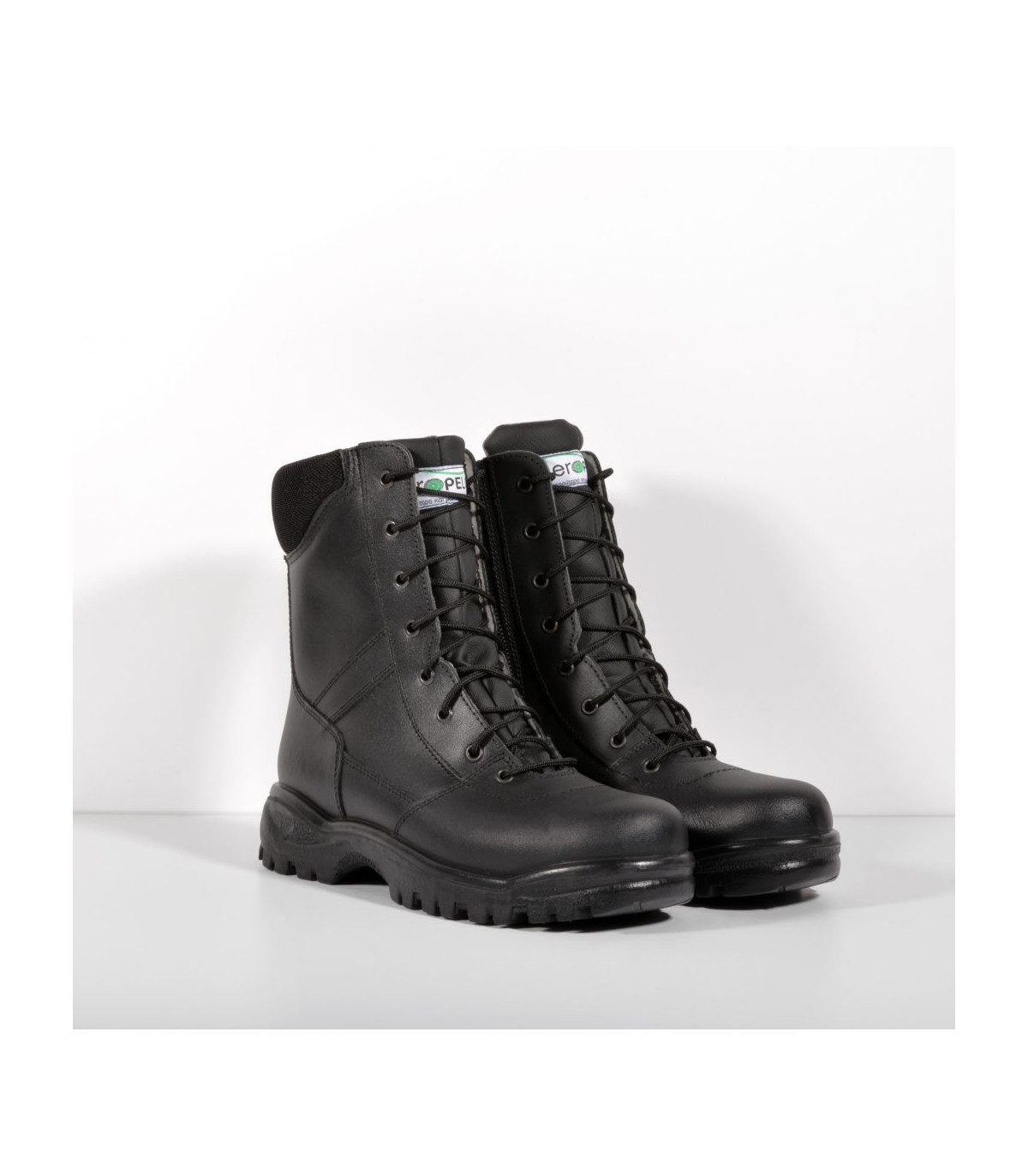 Άρβυλα Aeropelma Duetto 402 Tactical Boots με Φερμουάρ Δερμάτινα | Sabotage Oddal